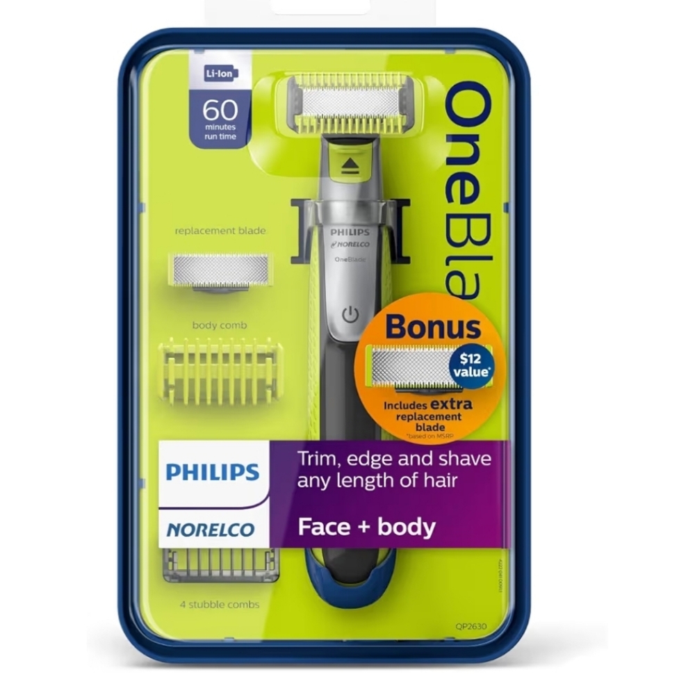 Philips Norelco OneBlade Face + FREE Blade